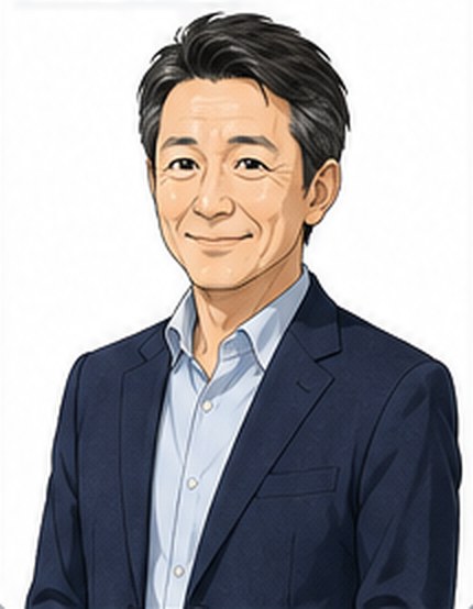 AI参謀の高橋さん（イラスト）